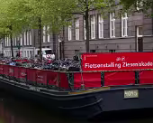 Amsterdam Fahrradparkschiff