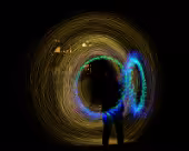 Lichtspiele Leuchtstäbe